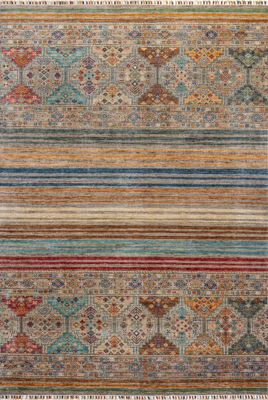 Пакистанский ковер из шерсти «SHAWL KANDI» MULTY-MULTY(167x241) 167 x 241 см Пакистанский ковер из шерсти «SHAWL KANDI» MULTY-MULTY(167x241) 167 x 241 см