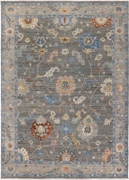 Индийский ковер из шерсти «OUSHAK GOLD» MAJ106-GREY-LT.GREY 304 x 425 см Индийский ковер из шерсти «OUSHAK GOLD» MAJ106-GREY-LT.GREY 304 x 425 см