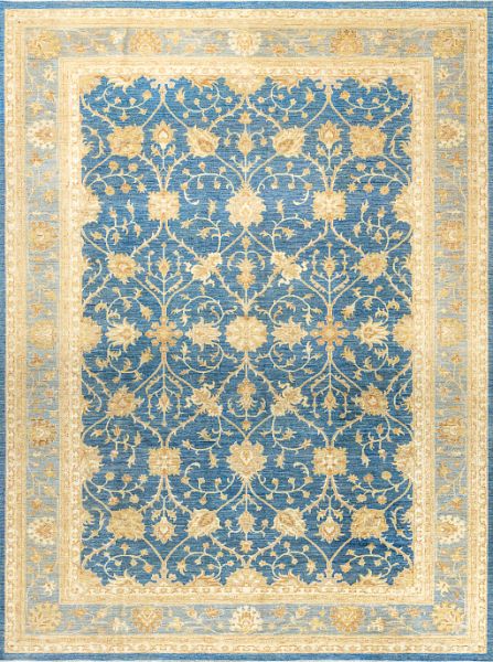 Пакистанский ковёр из шерсти «ZIEGLER FARHAN» GREY-GREY(277x364)