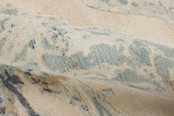 Индийский ковер из арт-шёлка и шерсти «MIST SPECIAL» 2023262-BLUE CORAL 201 x 292 см Индийский ковер из арт-шёлка и шерсти «MIST SPECIAL» 2023262-BLUE CORAL 201 x 292 см