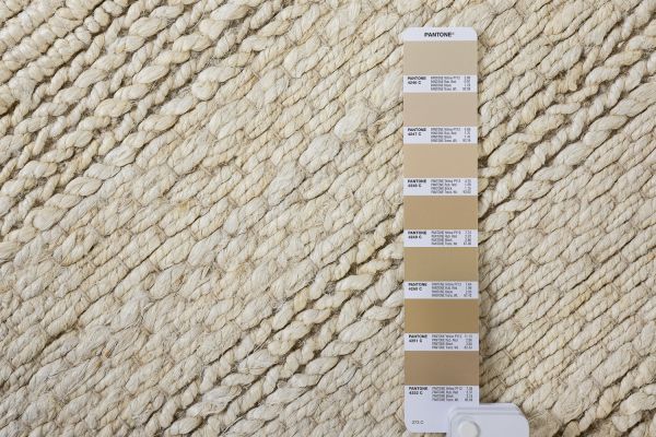 Индийский ковер из джута «JUTE MODERN» ZA581-N.WHITE 60 x 90 см