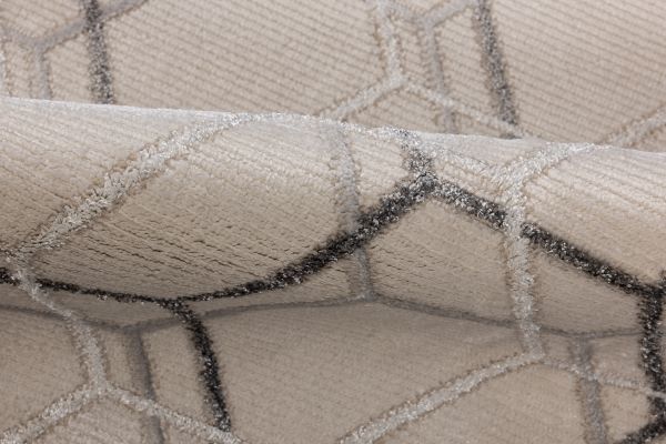 Турецкий ковер из полиэстера и полипропилена «PASTORAL» 26270B-CRE-CRE(Runner) 100 x 300 см