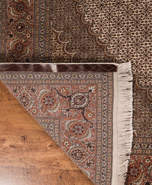 Иранский ковёр из шерсти и шёлка «TABRIZ MAHI» 13-34-IR