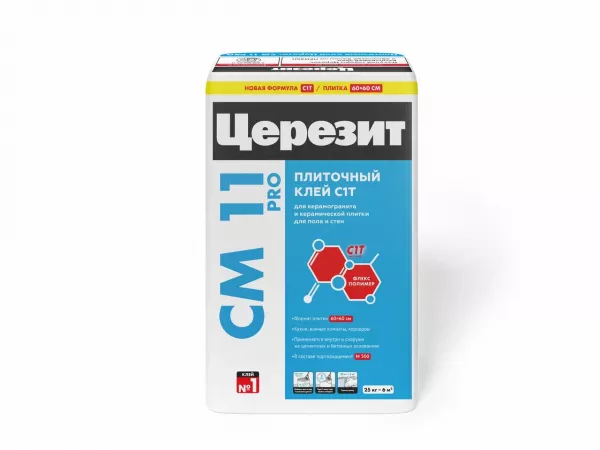 Клей СМ11 для керамической плитки 25кг HEN