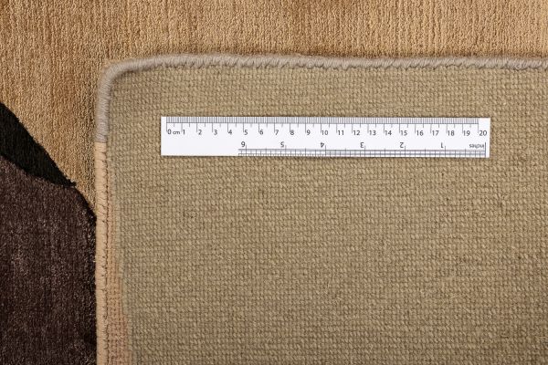 Индийский ковер из шерсти, шёлка и эвкалиптового шёлка «TECTONIC» D4-C5 176 x 238 см