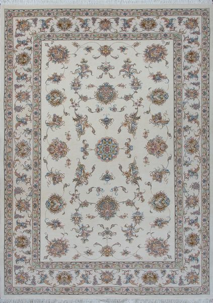 Иранский ковер из шерсти и шёлка «TABRIZ IR» 11-473-IR 205 x 305 см