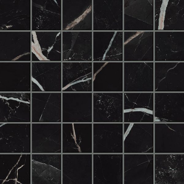 Мозаика Empire Calacatta Black 300x300 матовая черная