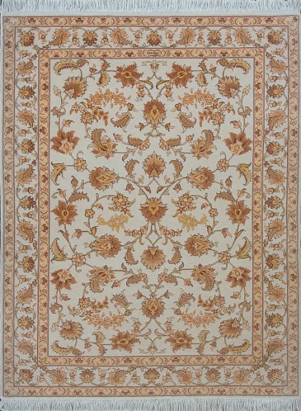 Иранский ковёр из шерсти и шёлка «TABRIZ 50» 801-3387-IR