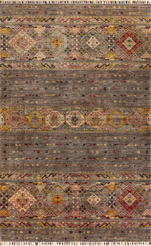 Пакистанский ковер из шерсти «SHAWL KANDI» GRAY-GRAY(122x192) 122 x 192 см Пакистанский ковер из шерсти «SHAWL KANDI» GRAY-GRAY(122x192) 122 x 192 см