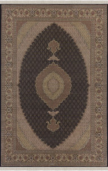 Иранский ковёр из шерсти и шёлка «TABRIZ MAHI» 14-38-IR