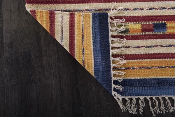 Индийский ковер из хлопка «KILIM COTTON» CT27-MIX 170 x 240 см