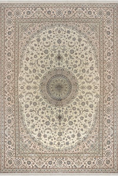 Иранский ковёр из шерсти и шёлка «NAIN 6LA» 12-596-IR