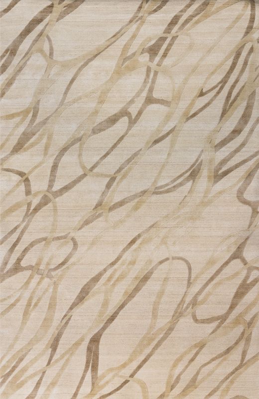 Индийский ковер из арт-шёлка и шерсти «EVEREST» 2023314-ANTIQUE BEIGE 163 x 231 см