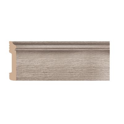 Плинтус из дюрополимера  D005-77 79х13х2400мм ударопрочный водостойкий