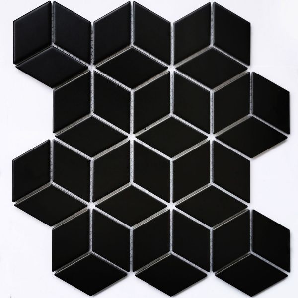 Мозаика Bonaparte Landa Black Matt 267,4x309 черная