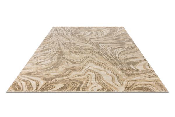 Индийский ковер из арт-шёлка и шерсти «EVEREST» 2023309-TAN 162 x 240 см