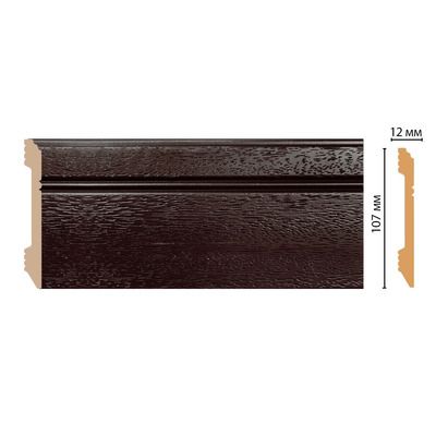 Плинтус из дюрополимера  D105-433 107х12х2400мм ударопрочный водостойкий