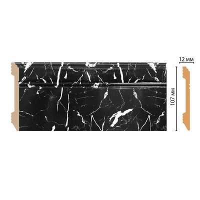 Плинтус из дюрополимера  D105-78 107х12х2400мм ударопрочный водостойкий