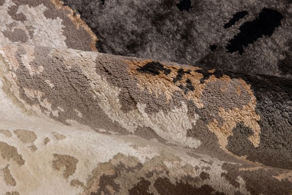 Индийский ковер из шерсти и бамбукового шёлка «VELVET MIRAGE» CONTINENT(Round) 250 x 250 см