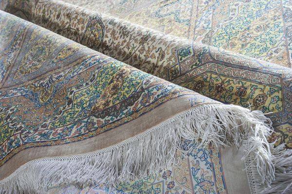 Иранский ковёр из шёлка «QOM» 9533-2011-10-1