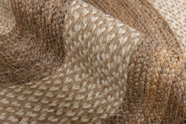 Индийский ковер из джута «JUTE» NAT-BEIGE(Oval) 165 x 235 см