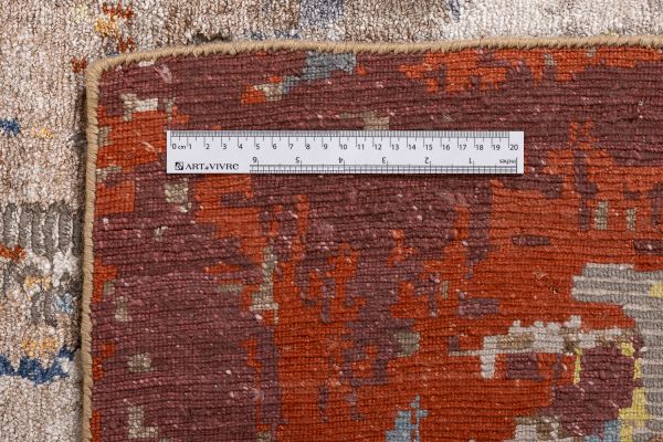 Индийский ковер из арт-шёлка и шерсти «STORM» LPF11217-MULTI 200 x 301 см Индийский ковер из арт-шёлка и шерсти «STORM» LPF11217-MULTI 200 x 301 см