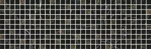 Декор настенный мозаичный Астория 250x750 черный MM12111