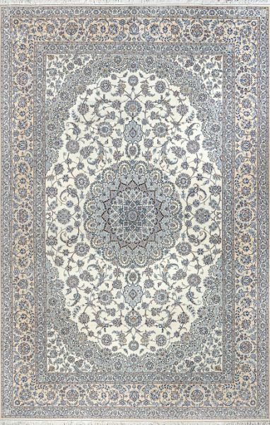 Иранский ковёр из шерсти и шёлка «NAIN 9LA» 21-1000