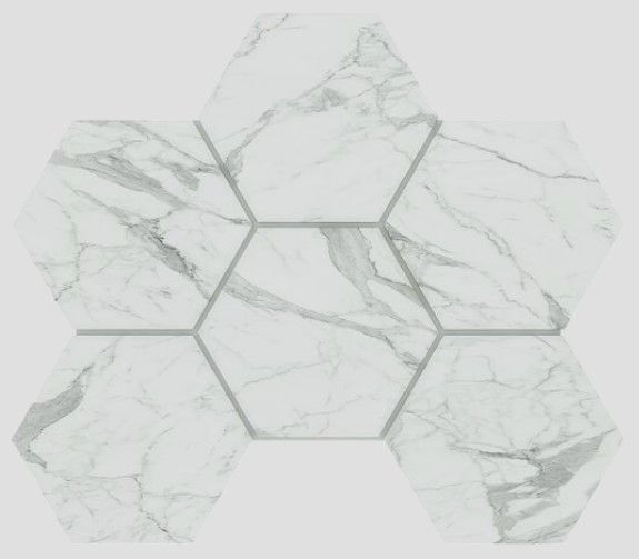 Мозаика Montis / Монтис 250x285 Hexagon полированная MN01