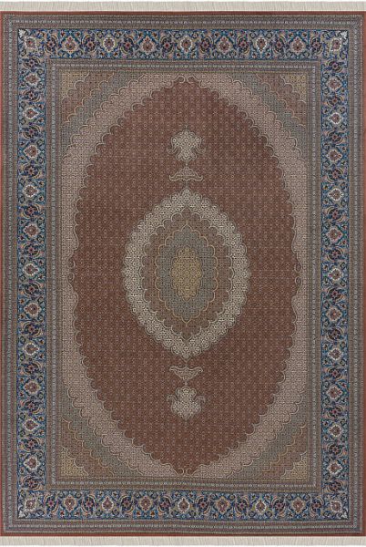 Иранский ковёр из шерсти и шёлка «TABRIZ MAHI» 13-166-IR