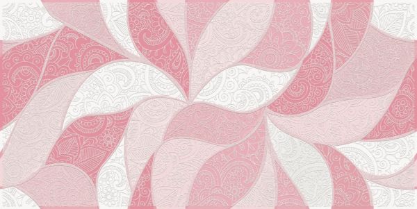 Соната декор 250*500 розовый (1*7) VINCHI