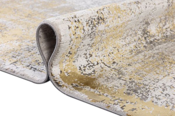 Турецкий ковер из эвкалиптового шёлка и акрила «EGOISTE» M205M-CRE-GLD 200 x 290 см Турецкий ковер из эвкалиптового шёлка и акрила «EGOISTE» M205M-CRE-GLD 200 x 290 см