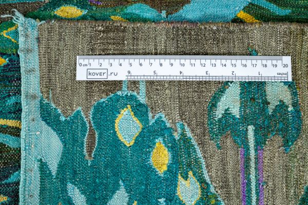 Индийский ковер из шёлка «KILIM SILK» P26-MIX-MIX 228 x 300 см