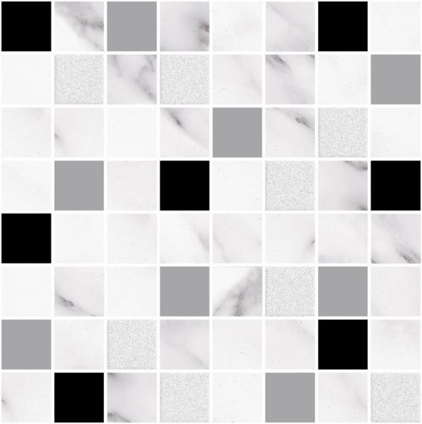 Мозаика Black and White Мозаика 200*200 (1*5) VINCHI 2020-22