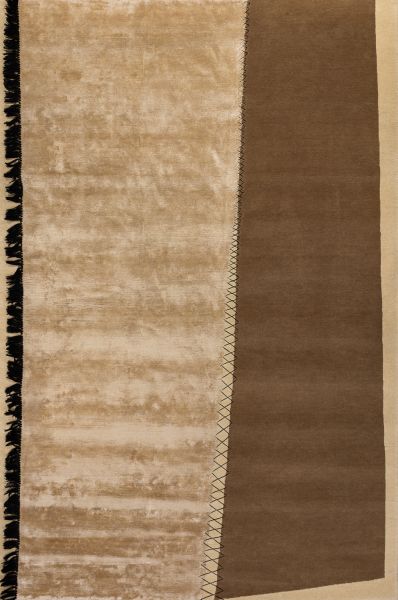 Индийский ковер из шерсти и бамбукового шёлка «VELVET MIRAGE» TANNERY BEIGE 200 x 300 см Индийский ковер из шерсти и бамбукового шёлка «VELVET MIRAGE» TANNERY BEIGE 200 x 300 см