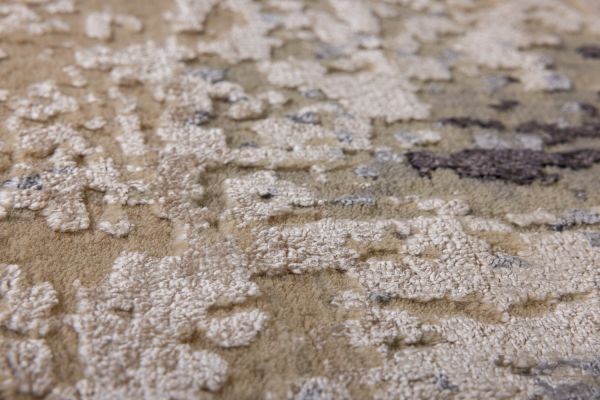 Индийский ковер из арт-шёлка и шерсти «SAN FRANCISCO» GOLD-LINES-1-BLACK 167 x 235 см Индийский ковер из арт-шёлка и шерсти «SAN FRANCISCO» GOLD-LINES-1-BLACK 167 x 235 см