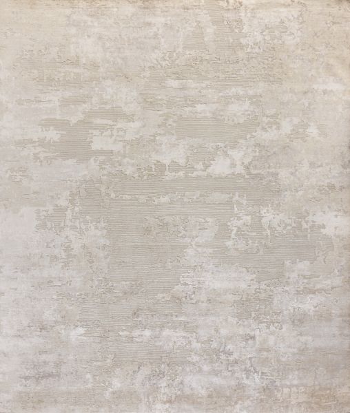 Индийский ковер из арт-шёлка, шерсти и хлопка «STORM» LPF11-WHITE 250 x 300 см