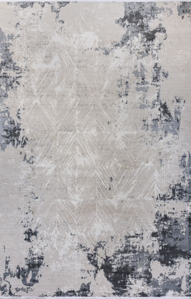 Турецкий ковер из полипропилена и полиэстера «MOON» 2572A-CREAM-D.GREY 80 x 150 см Турецкий ковер из полипропилена и полиэстера «MOON» 2572A-CREAM-D.GREY 80 x 150 см