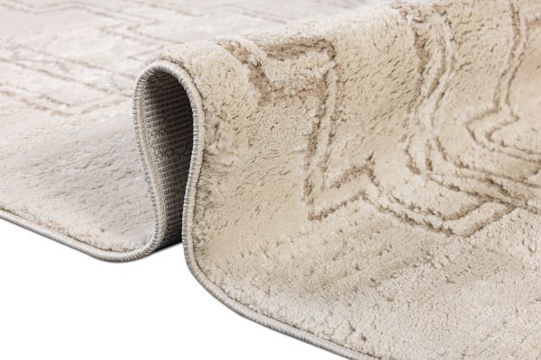 Турецкий ковер из полиэстера и полипропилена «MOROCCAN» 9607A-BN- BGE 160 x 230 см