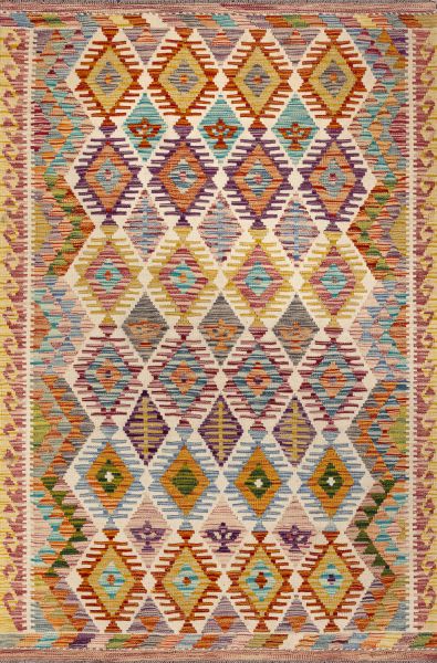 Пакистанский ковер из шерсти «KILIM» 23-2031 126 x 189 см