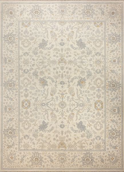 Индийский ковер из шерсти «OUSHAK CLASSIC» PD-3A-BEIGE 297 x 404 см