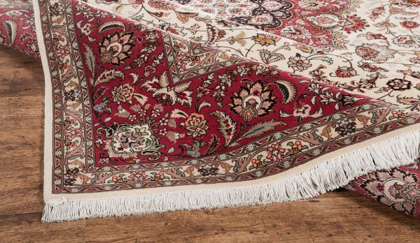 Иранский ковёр из шерсти и шёлка «TABRIZ IR» 9-666-IR