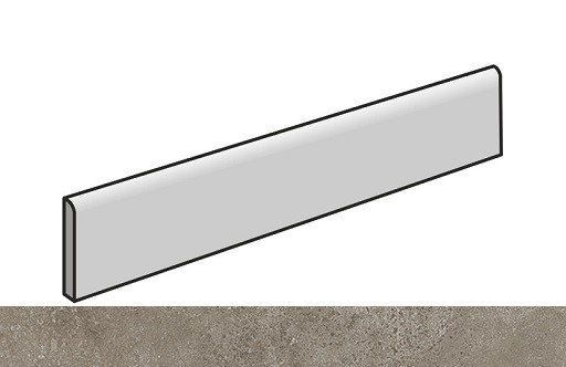 Плинтус Drift Light Grey Battiscopa 72x800 светло-серый