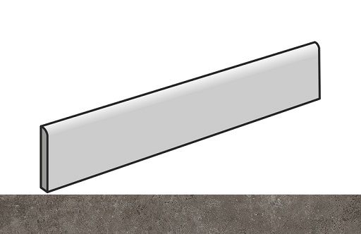 Плинтус Drift Grey Battiscopa 72x600 серый