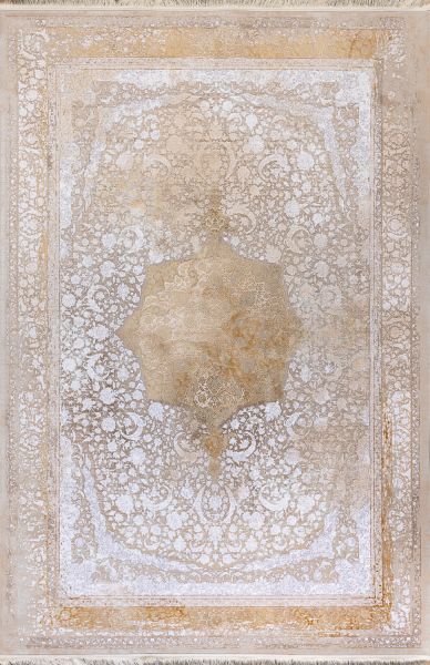 Иранский ковер из вискозы и акрила «Enzo Collection» 1201- Mocha Vintage 200 x 300 см