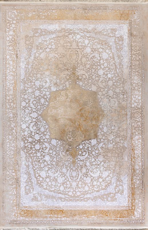 Иранский ковер из вискозы и акрила «Enzo Collection» 1201- Mocha Vintage 200 x 300 см