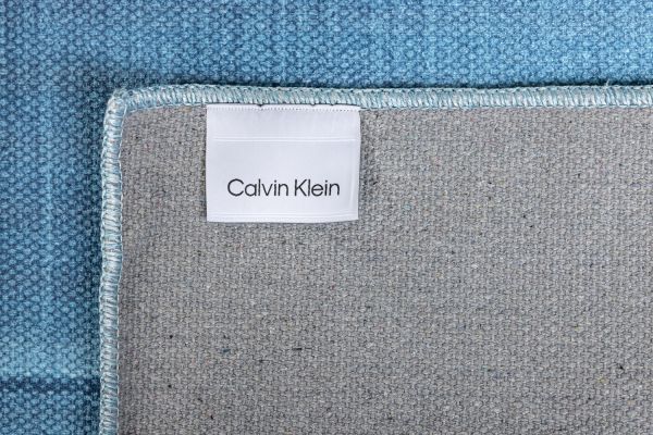 Турецкий ковер из полиэстера и хлопка «CALVIN KLEIN LAUDER» CK031-LDR01-AQUA 160 x 221 см