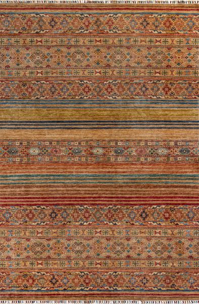 Пакистанский ковер из шерсти «SHAWL KANDI» MULTY-MULTY(166x242) 166 x 242 см