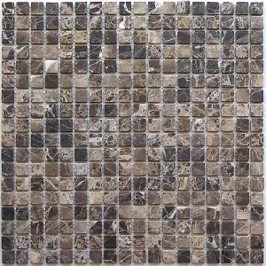 Мозаика Bonаparte Ferato-15 slim (Matt) 305x305 коричневая