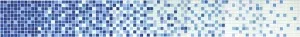 Мозаика Bonaparte Jump Blue №1,2,3,4,5,6,7,8 (комплект) 300x2400 синяя